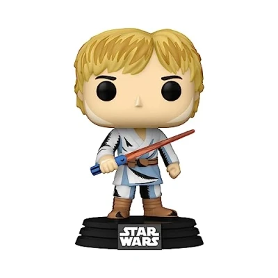 Image of Funko Pop! Star Wars: Retro Series Luke Skywalker Collectable Vinyl Figure Gift Idea Official Merchandise Toys for Kids &amp; Adults Comic Books Fans Model Collectors and Display