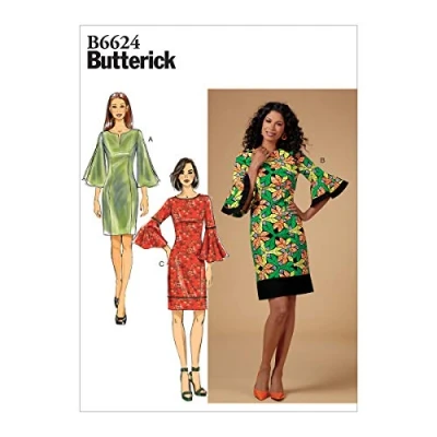 Image of Butterick Sewing Pattern B6624 Misses&#039;/Misses&#039; Petite, Women&#039;s/Women&#039;s Petite Dress