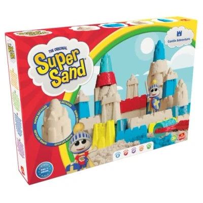 Image of SUPER Sand Castle Adventure The Original Modelling Easy to Clean Up Creative Magic for Kids Ages 3+