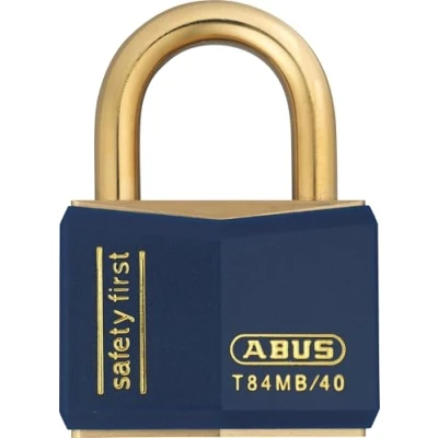 Image of Abus T84MB/40 40mm Blue Safety First Stainless Padlock ABUT8440BLU