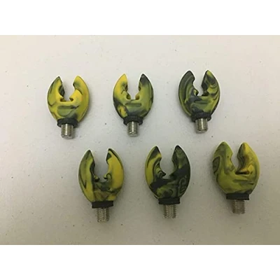 Image of TMC 6 x Camo rod Butt Grips/Rests. Flexible. Carp and Coarse Fishing. rests,
