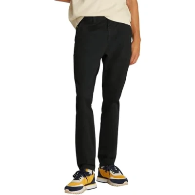 Image of Tommy Jeans Mens TJM Austin Dm0dm20282 Chino, Black (Black), 36W / 30L UK