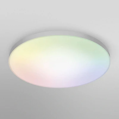 Image of LEDVANCE Smart LEDCeiling Luminaire, Indoor Panel with WiFi Technology, Tunable White (3000K 6500K), RGB Colors Changeable, 300 mm Diameter, Compatible Google and Alexa Voice Control