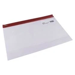 Image of Snopake Zippa Bag S Classic A4 Plus Red (25 Pack) 12805