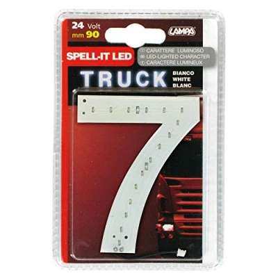 Image of Lampa 98755 Number 7 Sticker, 24 V, White LED