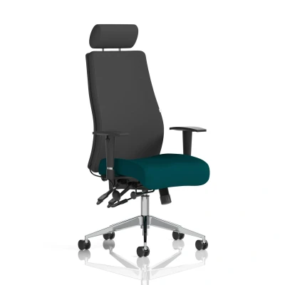 Image of Onyx Bespoke Colour Seat with Headrest Maringa Teal