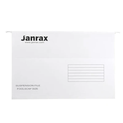 Image of Pack of 50 White Foolscap Suspension Files