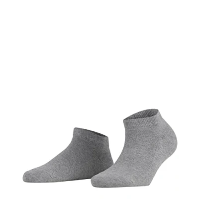 Image of FALKE Women&#039;s Family W SN Sustainable Cotton Low Cut Plain 1 Pair Trainer Socks, Grey (Greymix 3399) new eco friendly, 2.5 5