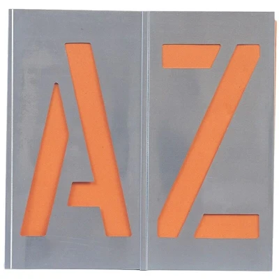 Image of Pryor 1.1/2&quot; Letter Interlocking Stencils (Set)