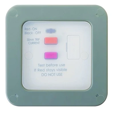 Image of British Gas BG 13 A Switched Fused Connection Unit Latching RCD WP55RCD 01
