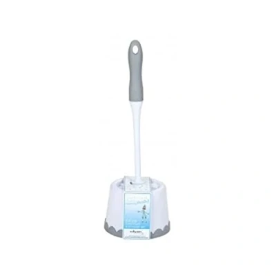Image of Wham Deluxe Toilet Set Wth Soft Grip Handle &amp; Base