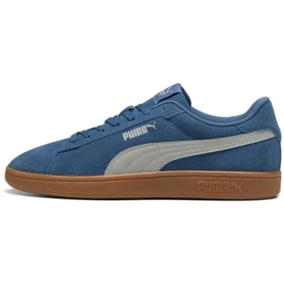 Image of Puma Smash 3.0 Unisex Trainers, Size: 13, Dark indigo/gray echo/gum shoes