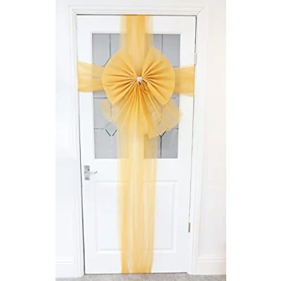 Image of Christmas Concepts® DIY Decorative Door Bow With Diamante Decoration Wedding/Parties/Christmas (Copper)