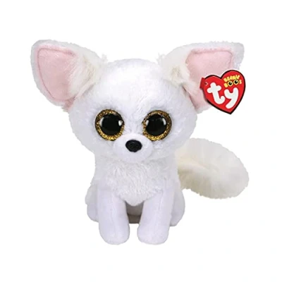 Image of Ty UK Ltd 2005069 Phoenix Fox Beanie Boos Stuffed Animal, Multicoloured, 15cm