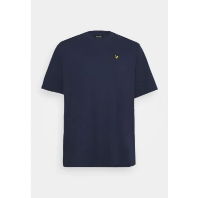 Image of Lyle &amp; Scott PLUS Plain Basic Tshirt, Men&#039;s, Size: 5XL, Navy