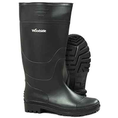 Image of Woodside Waterproof Wellington Garden Muck Field Boots Mens &amp; Ladies Wellies