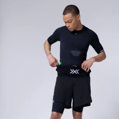 Image of X Bionic Running Belt Size S Black Lightweight, Comfortable Fit for Enhanced Performance During Runs