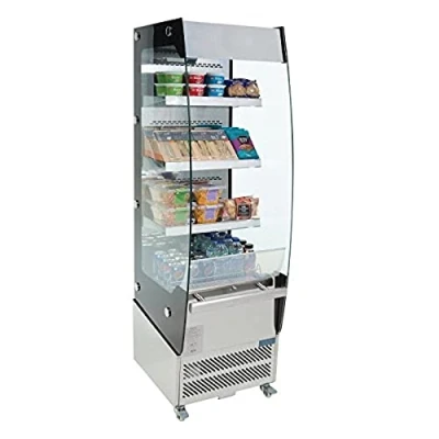 Image of Polar CD239 G Series 1.3kW Multideck Cold Chiller Storage Display Fridge Stainless Steel 1742(H) x 494(W) 674(D)mm