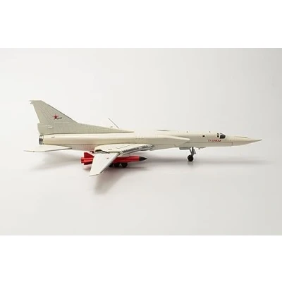 Image of herpa 572149 Airplane Tupolev TU 22M3M Backfire, M3M Prototype RF 94267 on a Scale of 1 : 200, Metal Miniature with pedastal, Model Building, Collectors Edition
