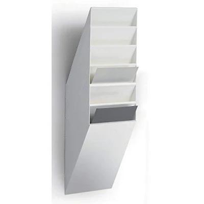 Image of Durable Flexiboxx Literature Holder 6 A4 Portrait White