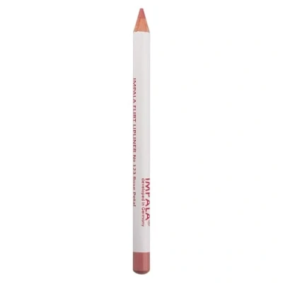 Image of IMPALA Lip Liner Color 123 Rose Petal Long Lasting Waterproof Creamy Plumping Effect Matte Lipstick, Professional Makeup