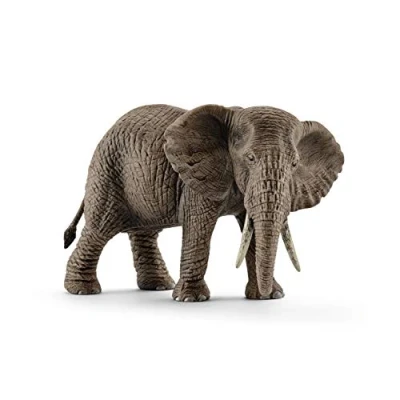 Image of schleich 14761 WILD LIFE African elephant, female Figurine for ages 3+, Black