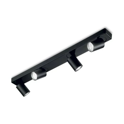 Image of Rudy Indoor 4 Lights Ceiling Spotlight Lamp Black, GU10