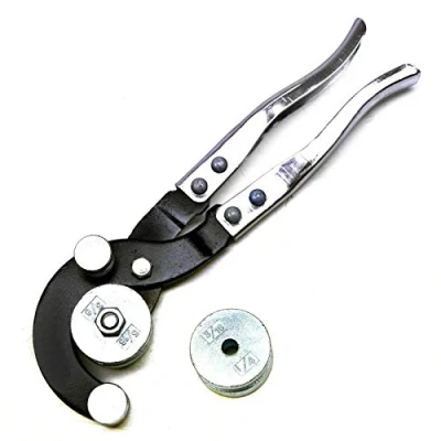 Image of Brake Pipe Bender Tool Bending Copper 3/16&quot; 1/4&quot; 5/16&quot; 3/8&quot; Pliers Set