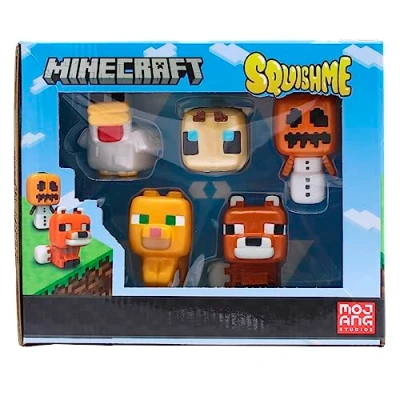 Image of Minecraft 5 Piece SquishMe Collectors Box