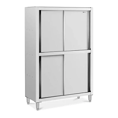 Image of Royal Catering RCDC 120 Stainless Steel Cupboard 1200 x 500 1800 mm Tall Cabinet
