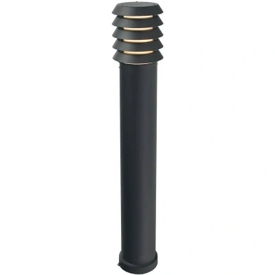 Image of Alta 1 Light Large Outdoor Bollard Black IP65, E27