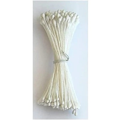 Image of Art of cake® Flower Stamens Round Dull , Medium Heads (2mm) 144pcs / Bunch Cream Colour 2mm