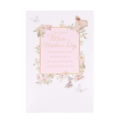 Image of UK Greetings Mother&#039;s Day Card for Mum Fairy Design