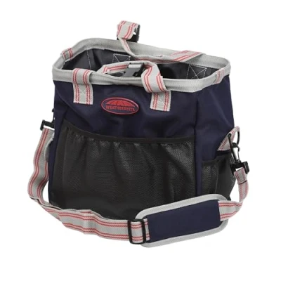 Image of WeatherBeeta Grooming Tote Bag, Navy/Silver/Red