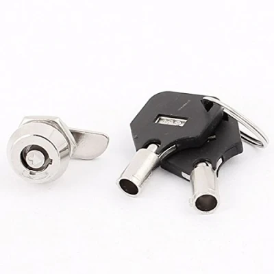Image of Sourcingmap 11mm Quarter Turn Cam Lock with 2 Keys for Mailbox Cupboard Drawer