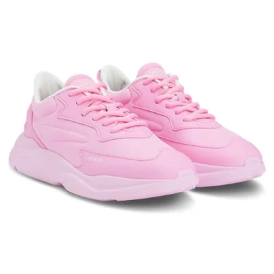 Image of HUGO Women&#039;s Leon_Runn_cvpuw Sneaker, Medium Pink666, 9 UK
