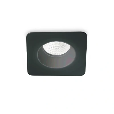 Image of Room 65 Square Recessed Downlight Black IP65, 3000K, 8W