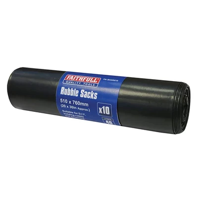 Image of Black Rubble Sacks (Roll 10)