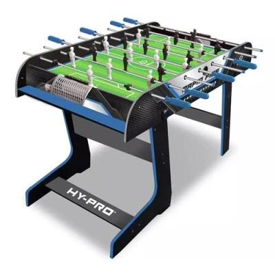 Image of Hy Pro 4FT Folding Football Table Space Saving Design, Ergonomic Non Slip Handles, Great Gift Idea