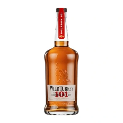 Image of Wild Turkey 101 Kentucky Bourbon Whiskey 70 cl, 50.5% ABV Ideal for an Old Fashioned