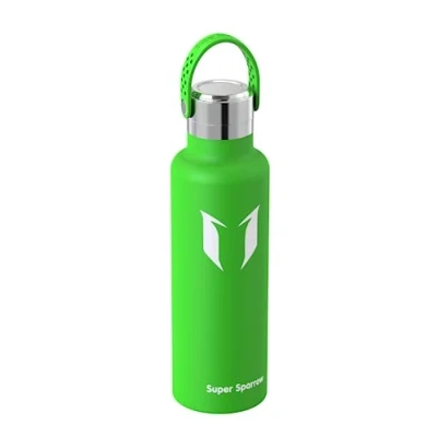 Image of Super Sparrow Ultralight Water Bottle Stainless Steel 18/10 750ml Insulated Metal Standard Mouth Flex Lid BPA Free Flask for Gym, Travel, Sports, Hiking, Commuting