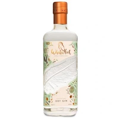 Image of WhataHoot Signature Dry Gin Refreshing &amp; Smooth Finish 70cl 43% ABV