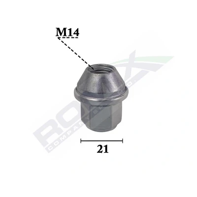 Image of ACPA1012JXA, ACPA1012JXB Wheel Nuts FEBI BILSTEIN 49073 Conical Seat F 21 FORD: Galaxy Mk3 MPV, Transit Connect V408 Van