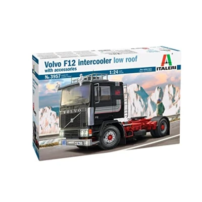 Image of Italeri ITA3957 Volvo F12 Intercooler Low Roof Model kit, Unpainted