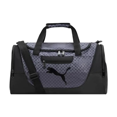 Image of Puma Men&#039;s Contender Duffel,Black/Grey,One Size