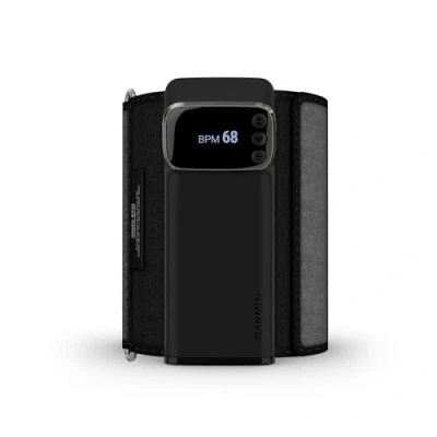 Image of Garmin Index BPM Smart Blood Pressure Monitor, Compact Design, Easy to use Monitor with Built in Display, Battery Operated, Adjustable Cuff Fit a Wide Range of Arm Sizes