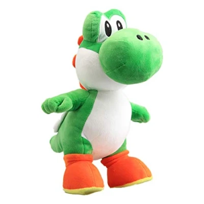 Image of uiuoutoy Green Yoshi Plush Toy Stuffed Figures Doll 13&#039;&#039;