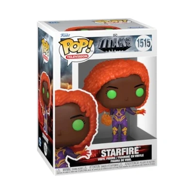 Image of Funko POP! TV: Titans Starfire DC Collectable Vinyl Figure Gift Idea Official Merchandise Toys for Kids &amp; Adults TV Fans Model Collectors and Display