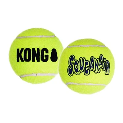 Image of KONG Zen Kat Air Squeaker Tennis Ball XS 3 Pieces