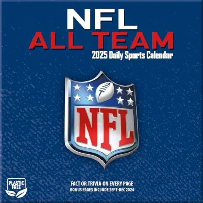 Image of Turner Sports NFL All Team 2025 Box Calendar (25998053052)